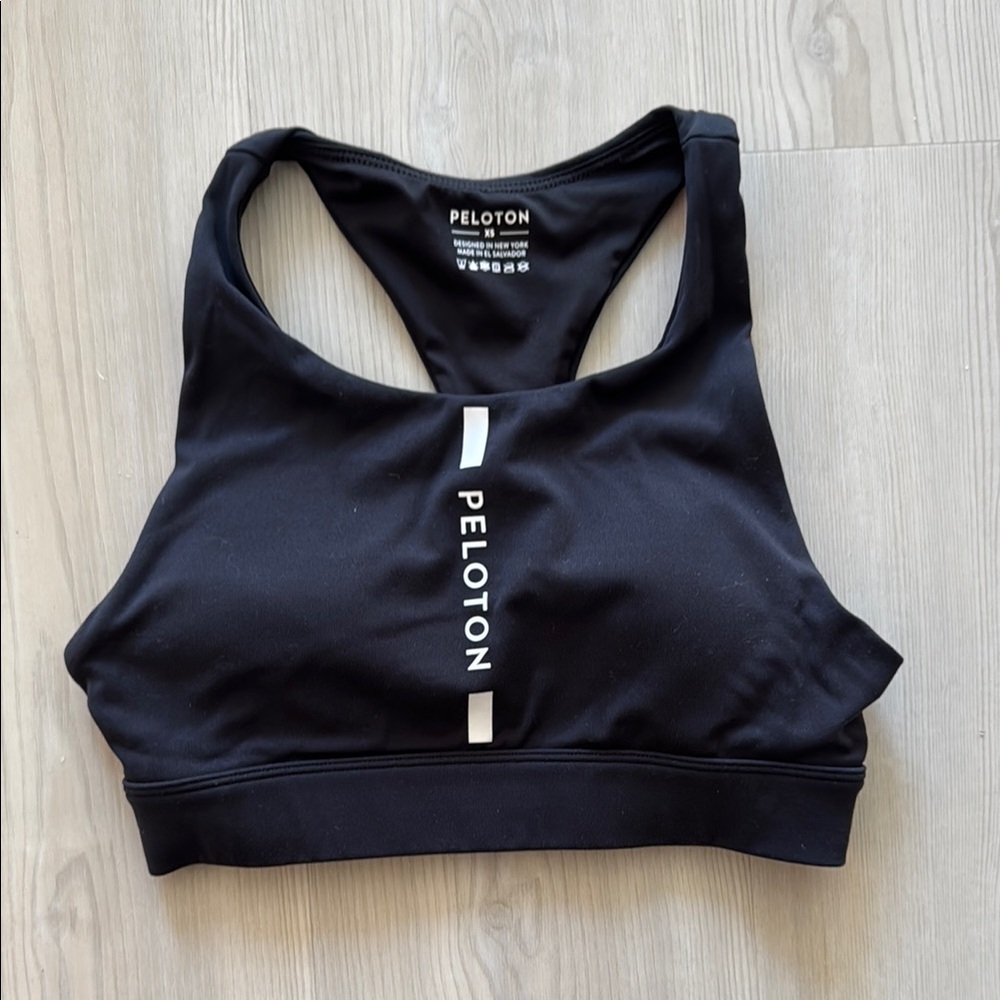 Peloton Black Sports Bra Sz XS